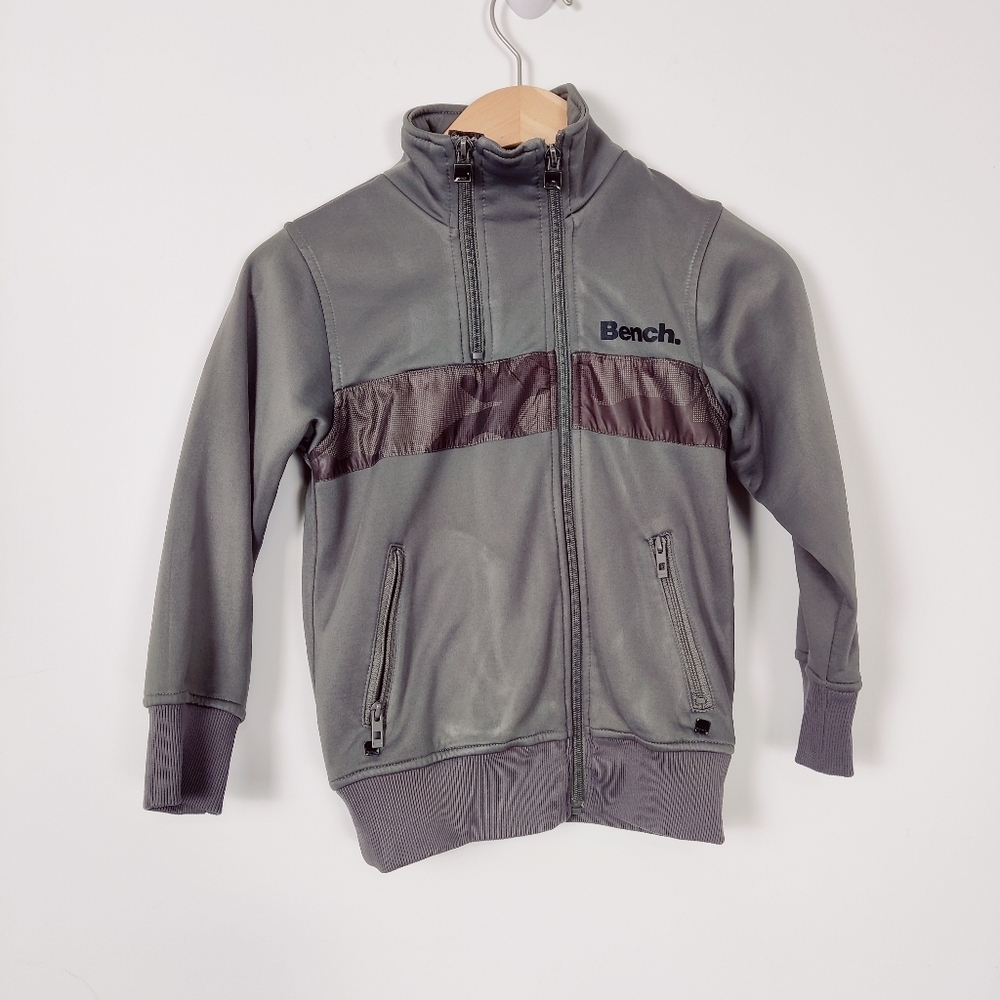 Bench Boy's Zip Up Camo Sweatshirt in Green Size 5 6 Years Old Gorpcore Sporty